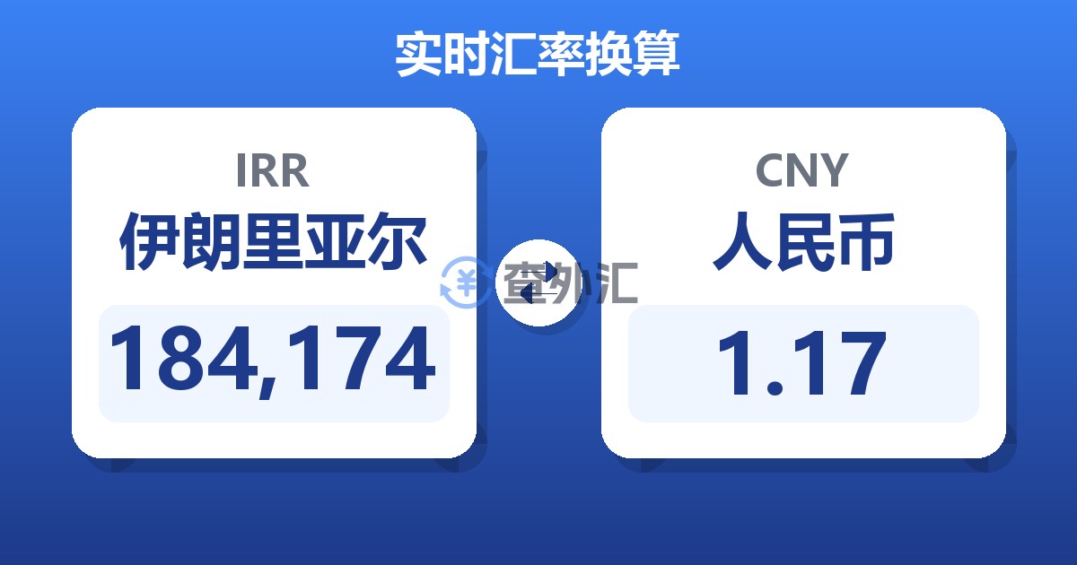184,174伊朗里亚尔兑人民币