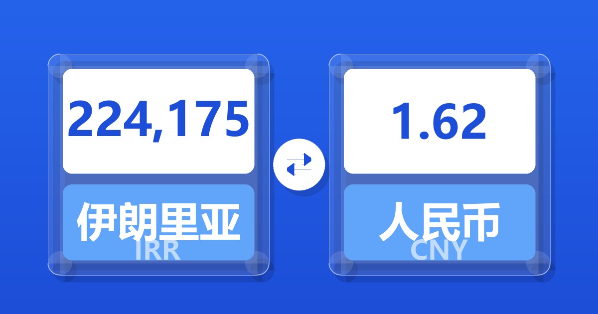 224,175伊朗里亚尔兑人民币