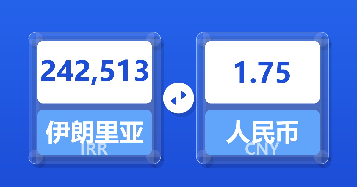 242,513伊朗里亚尔兑人民币