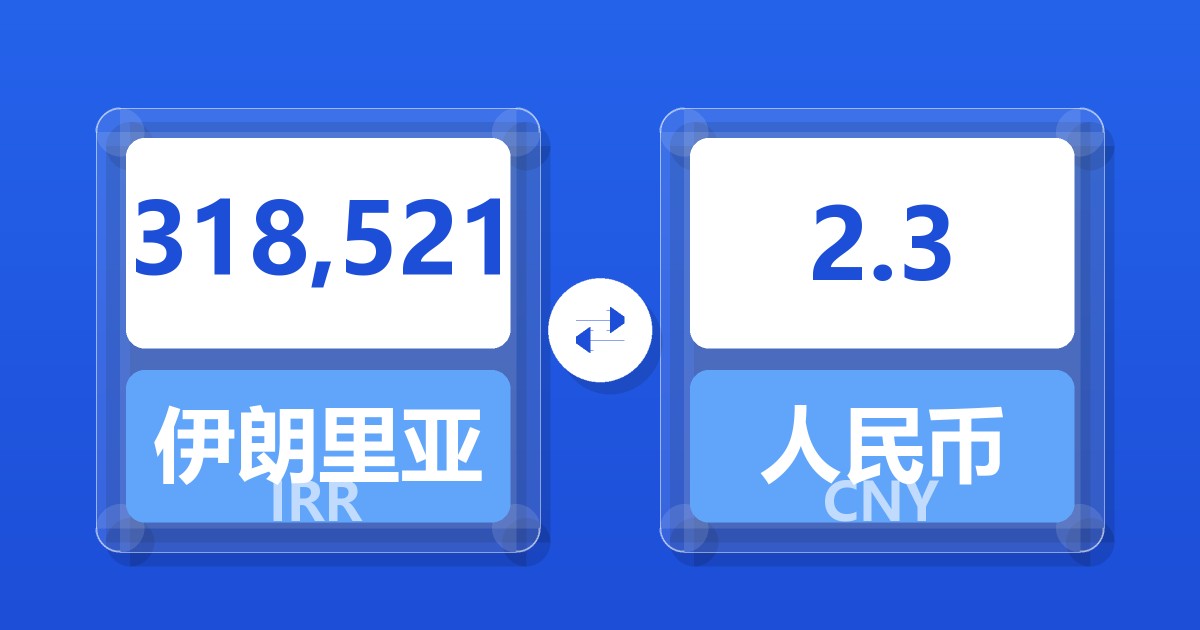318,521伊朗里亚尔兑人民币