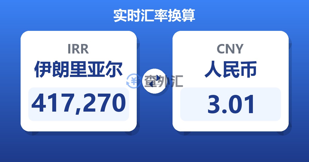 417,270伊朗里亚尔兑人民币