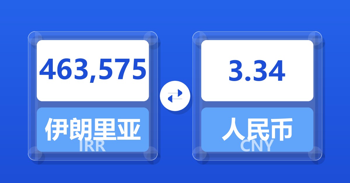 463,575伊朗里亚尔兑人民币