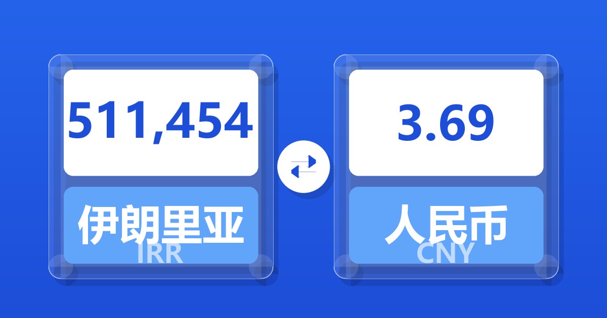 511,454伊朗里亚尔兑人民币