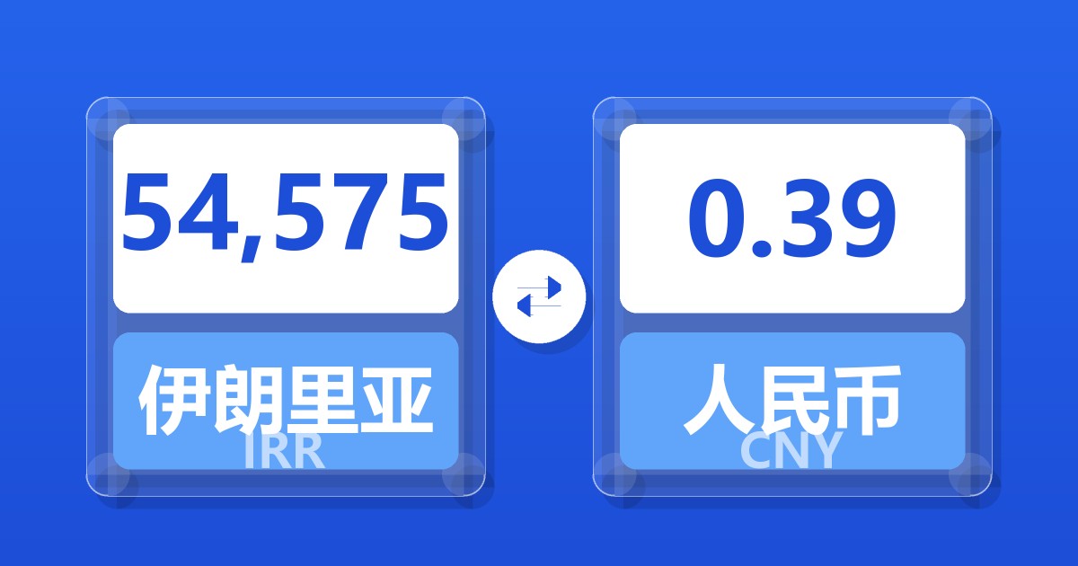 54,575伊朗里亚尔兑人民币