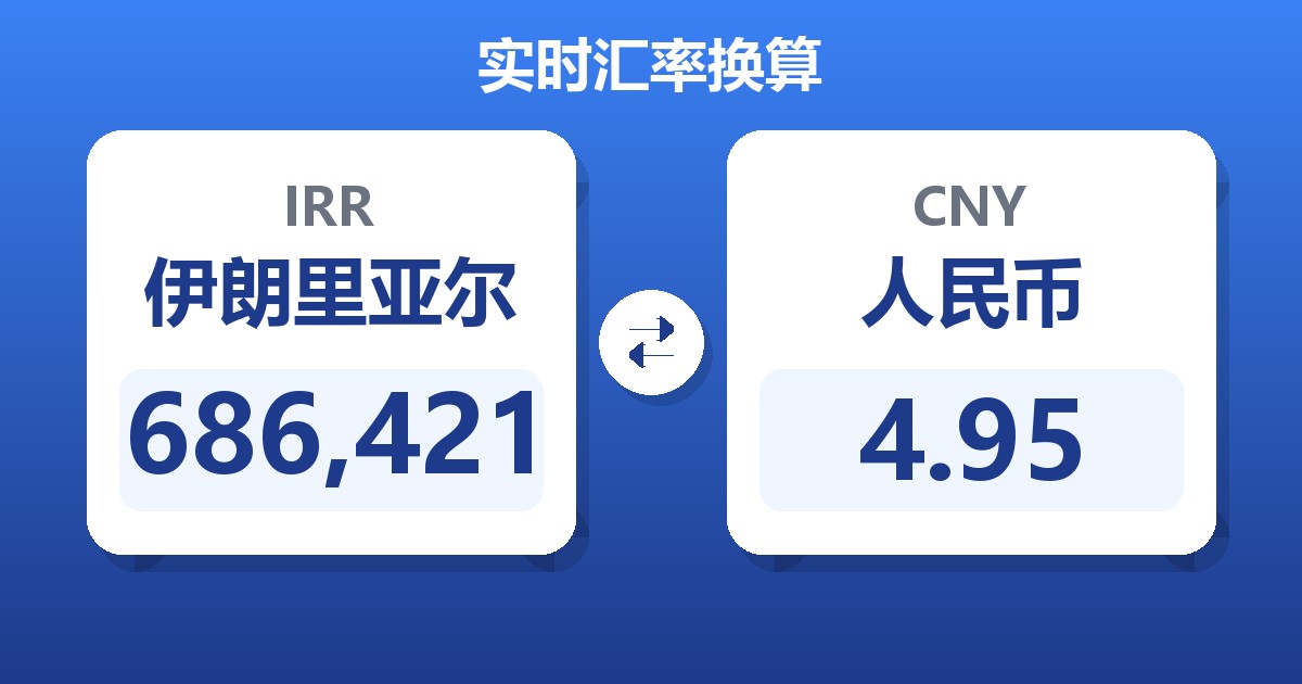 686,421伊朗里亚尔兑人民币
