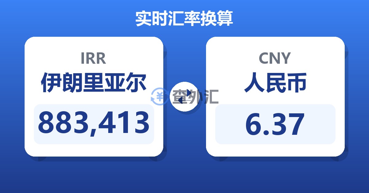 883,413伊朗里亚尔兑人民币