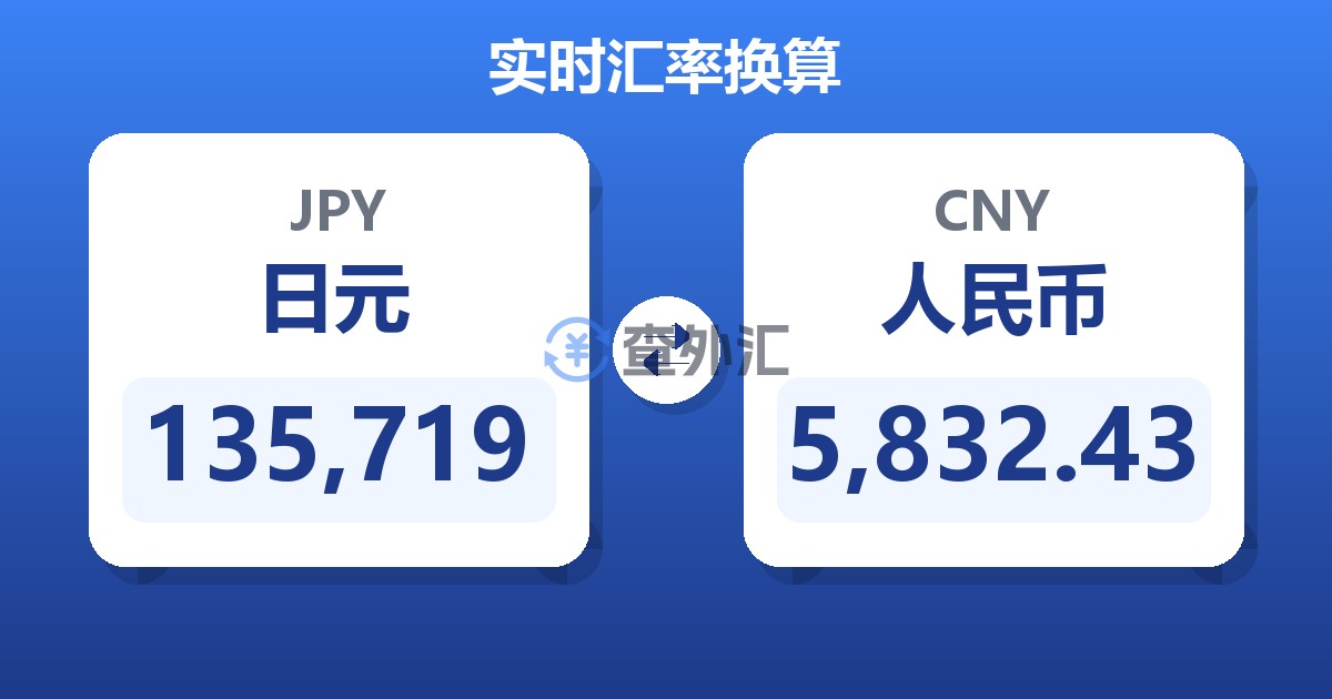 135,719日元兑人民币