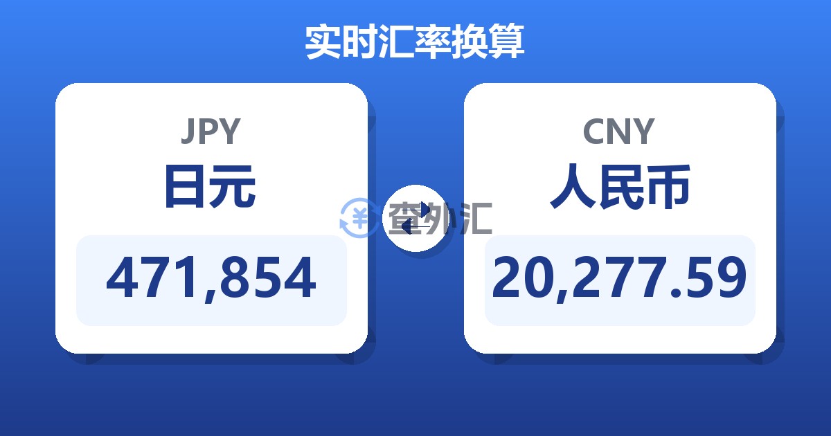 471,854日元兑人民币