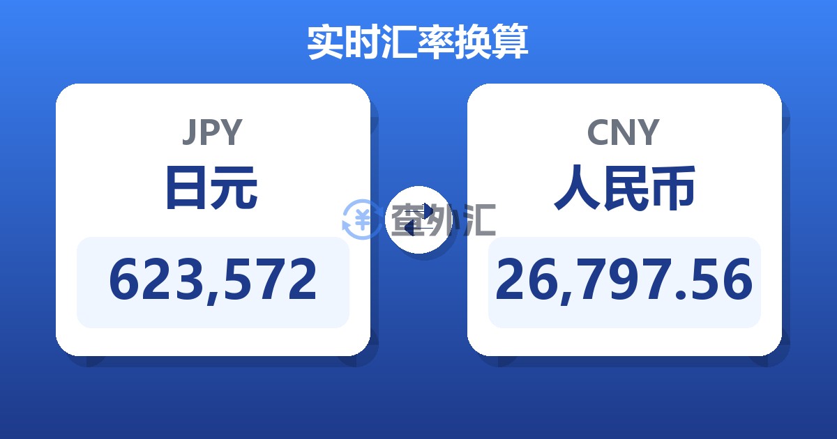 623,572日元兑人民币