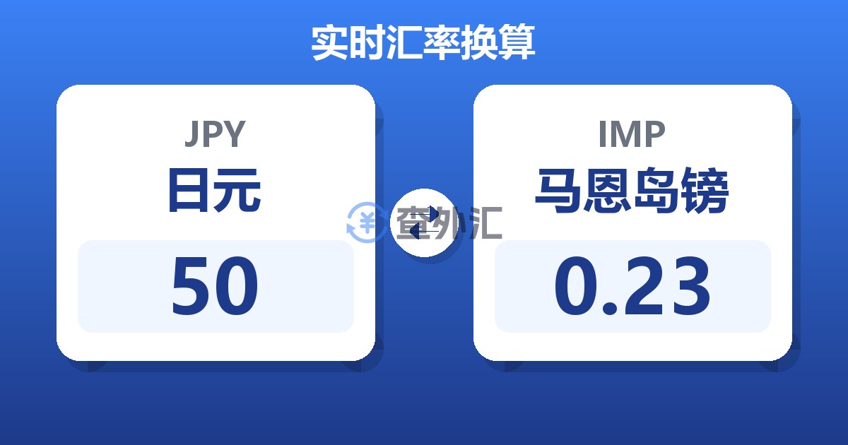 50日元兑马恩岛镑