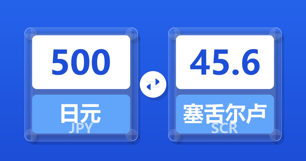 500日元兑塞舌尔卢比