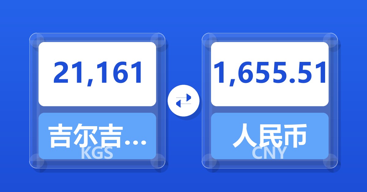 21,161吉尔吉斯斯坦索姆兑人民币