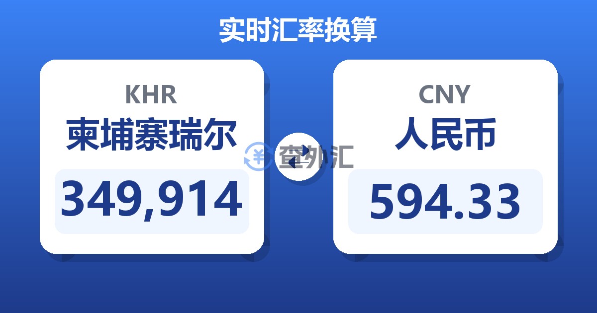 349,914柬埔寨瑞尔兑人民币