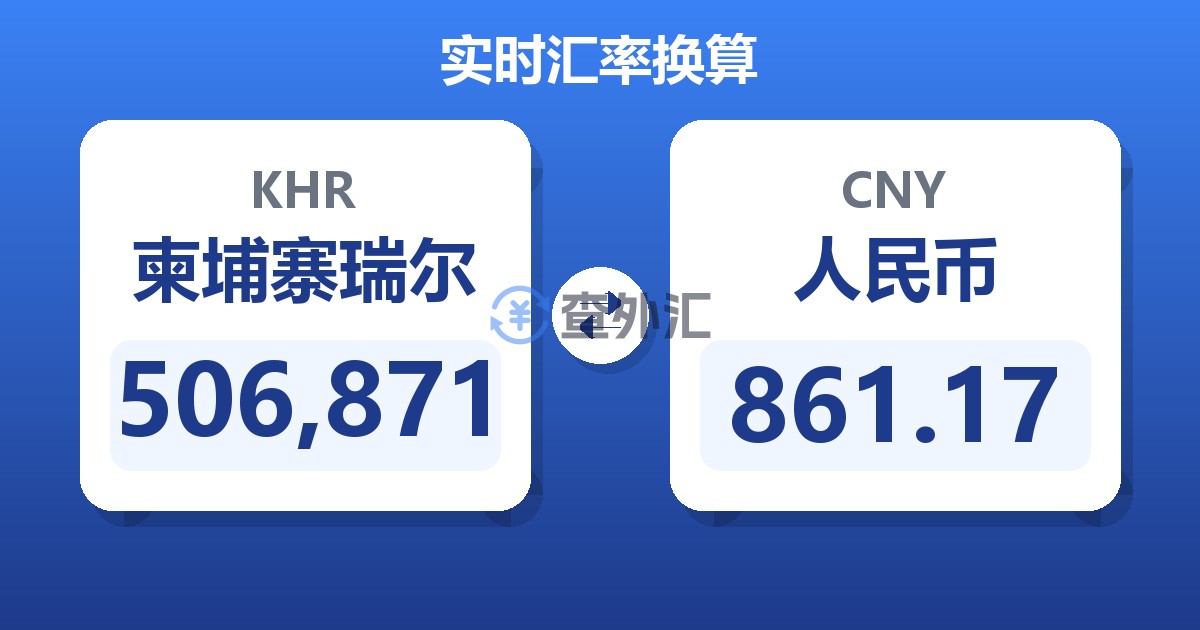 506,871柬埔寨瑞尔兑人民币