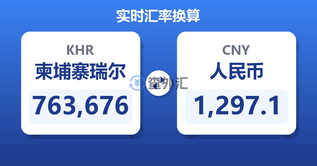 763,676柬埔寨瑞尔兑人民币