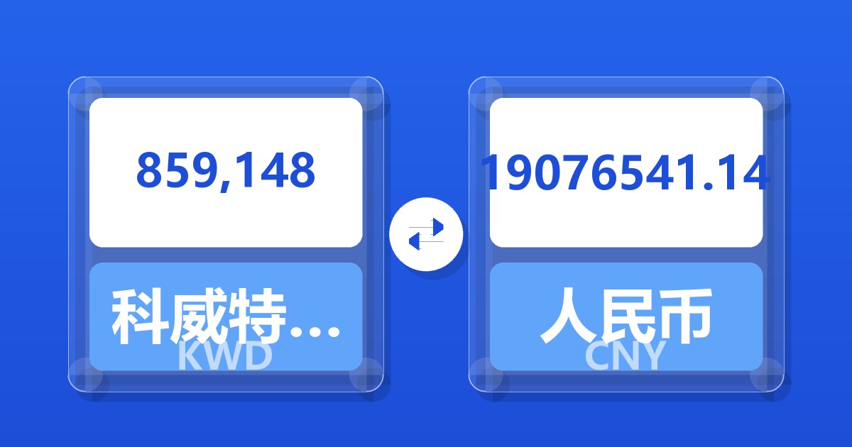 859,148科威特第纳尔兑人民币