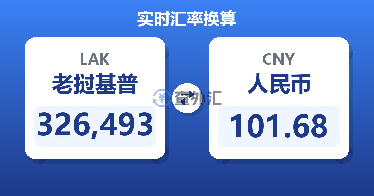 326,493老挝基普兑人民币