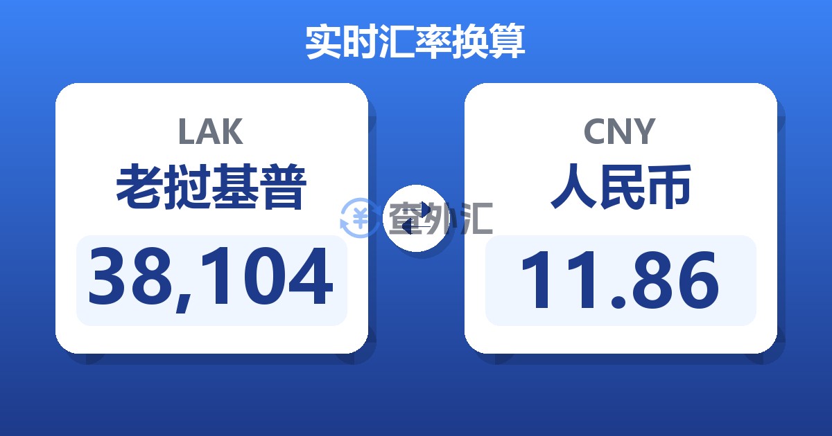 38,104老挝基普兑人民币