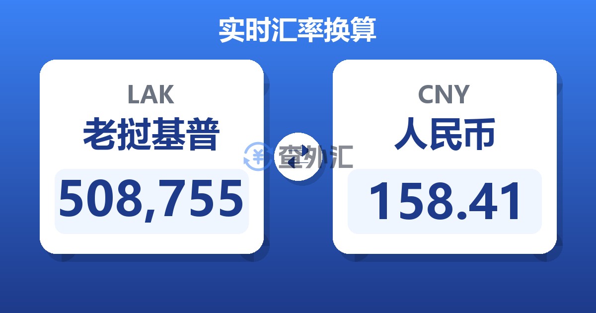 508,755老挝基普兑人民币