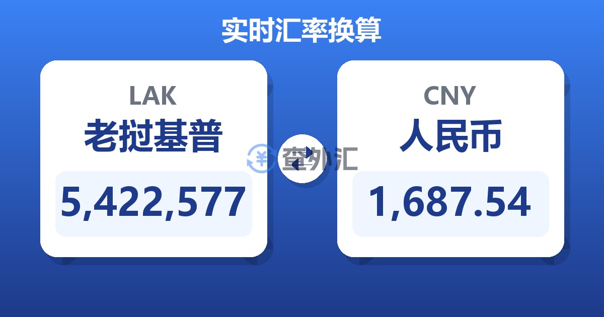 5,422,577老挝基普兑人民币