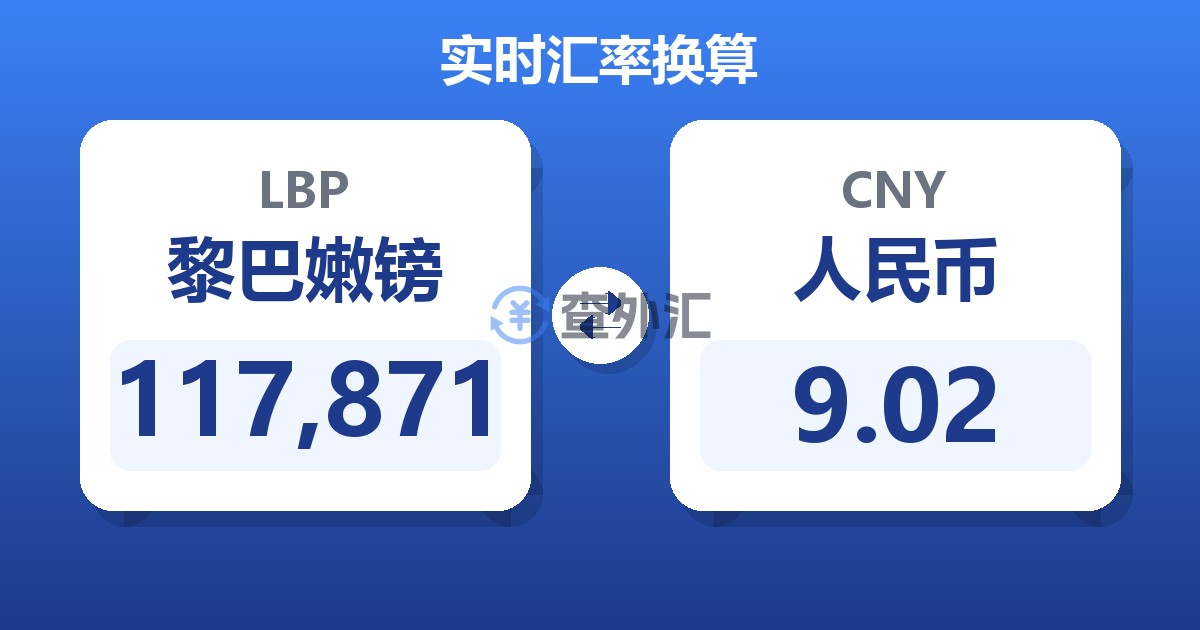 117,871黎巴嫩镑兑人民币