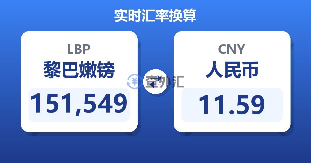 151,549黎巴嫩镑兑人民币
