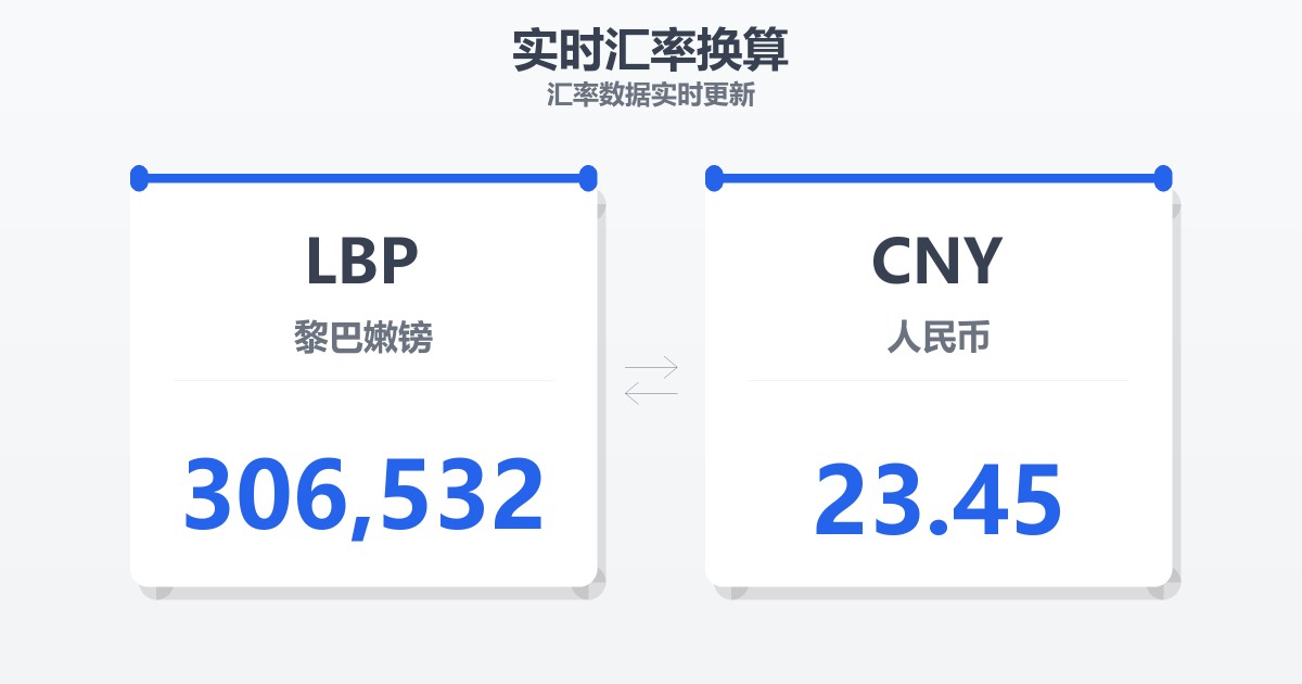 306,532黎巴嫩镑兑人民币