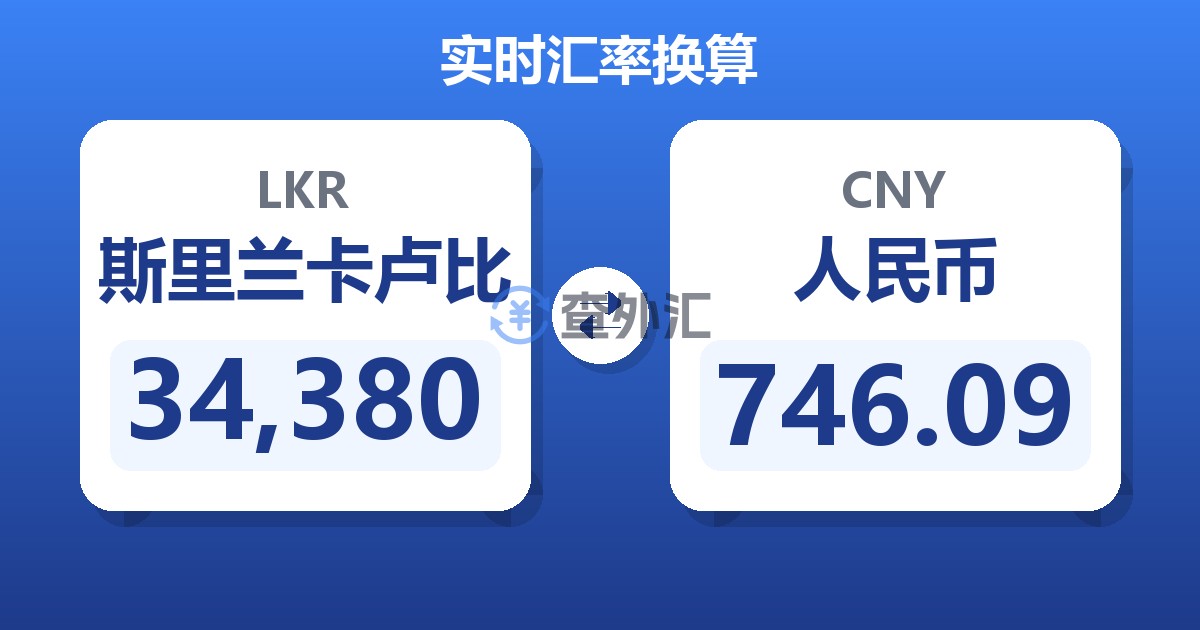 34,380斯里兰卡卢比兑人民币