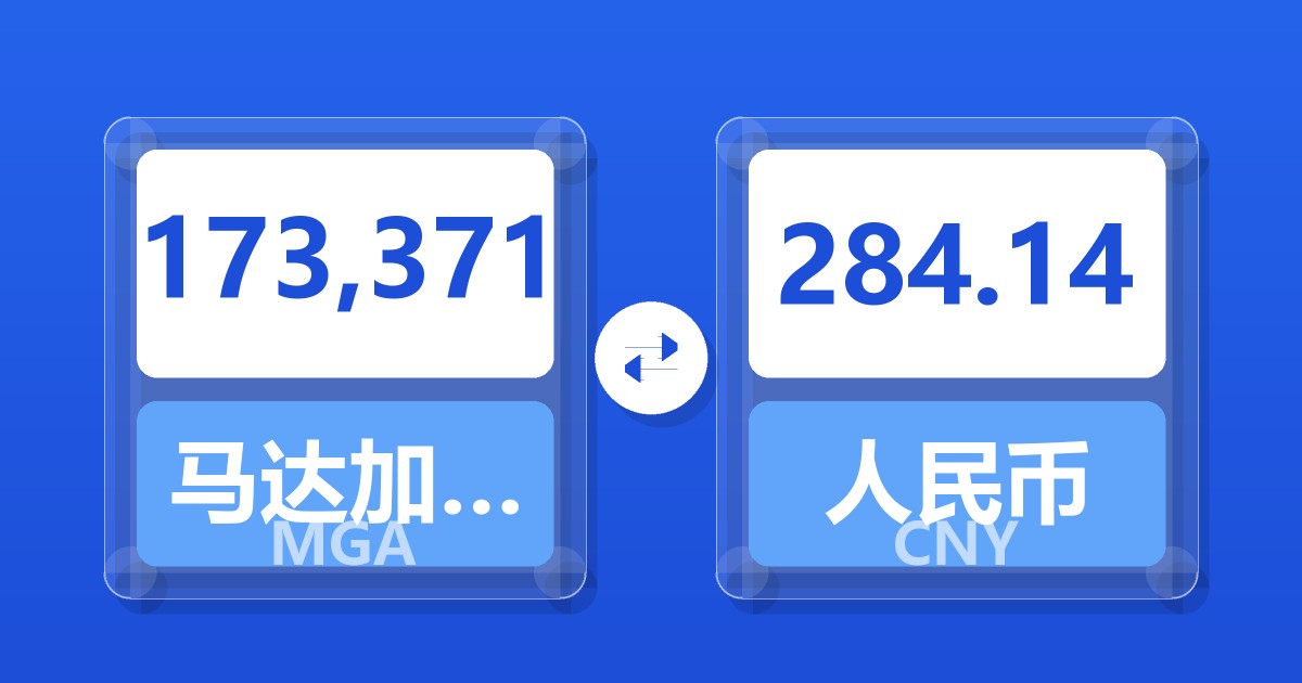 173,371马达加斯加阿里亚里兑人民币