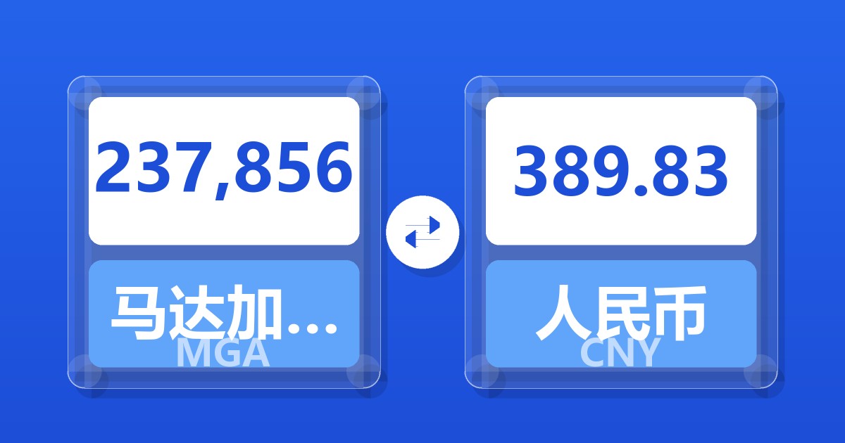 237,856马达加斯加阿里亚里兑人民币