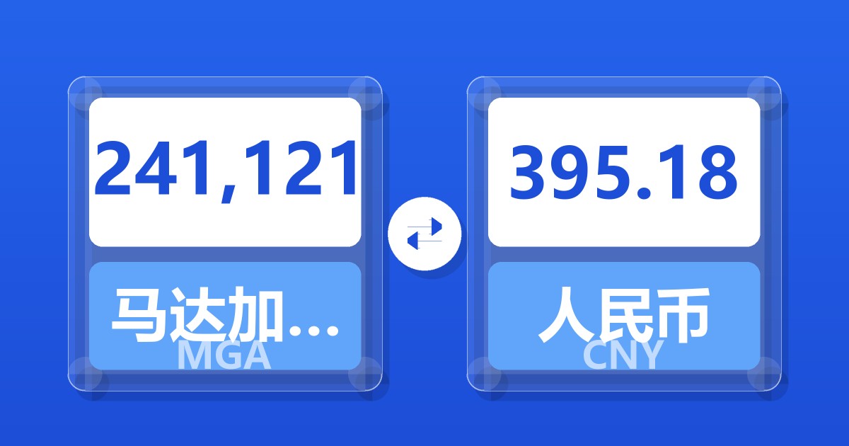 241,121马达加斯加阿里亚里兑人民币