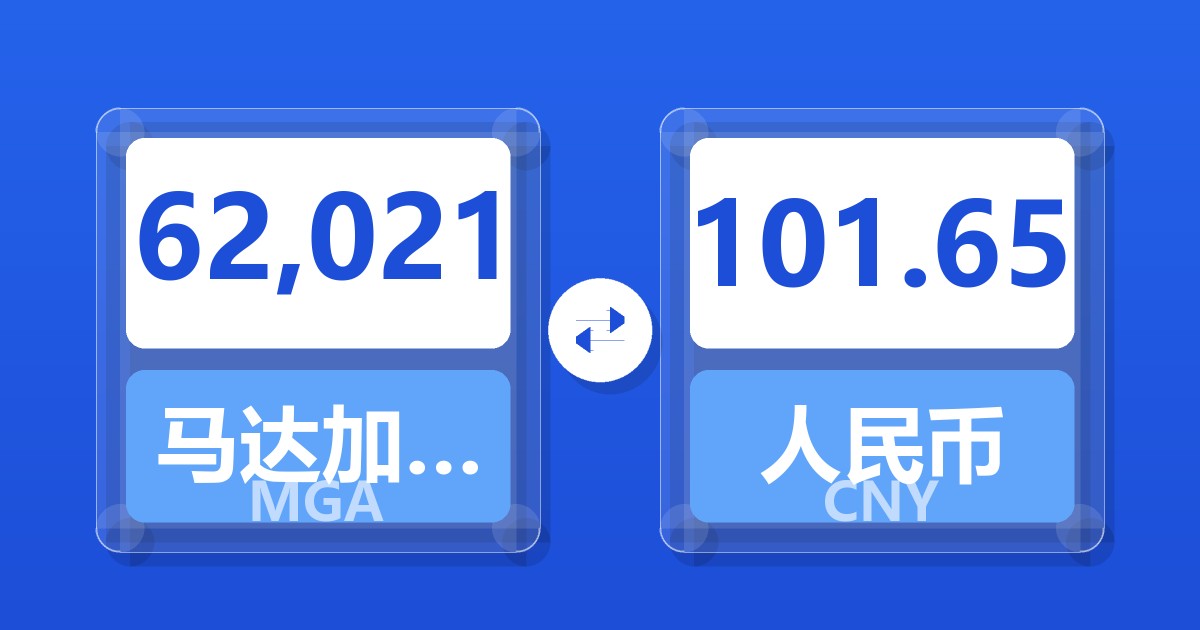 62,021马达加斯加阿里亚里兑人民币