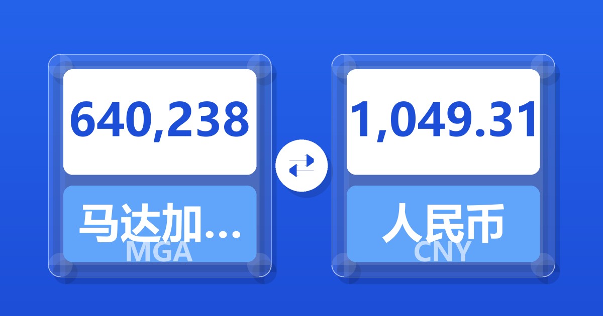 640,238马达加斯加阿里亚里兑人民币