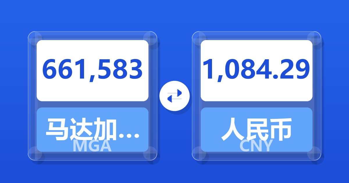 661,583马达加斯加阿里亚里兑人民币
