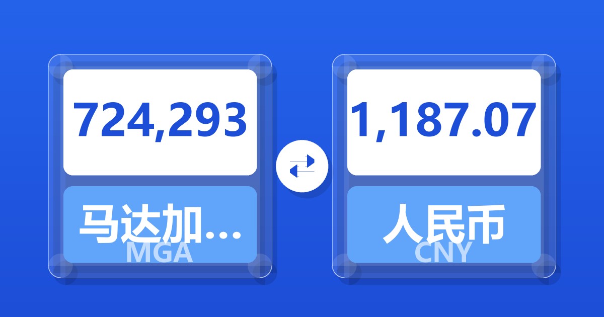 724,293马达加斯加阿里亚里兑人民币