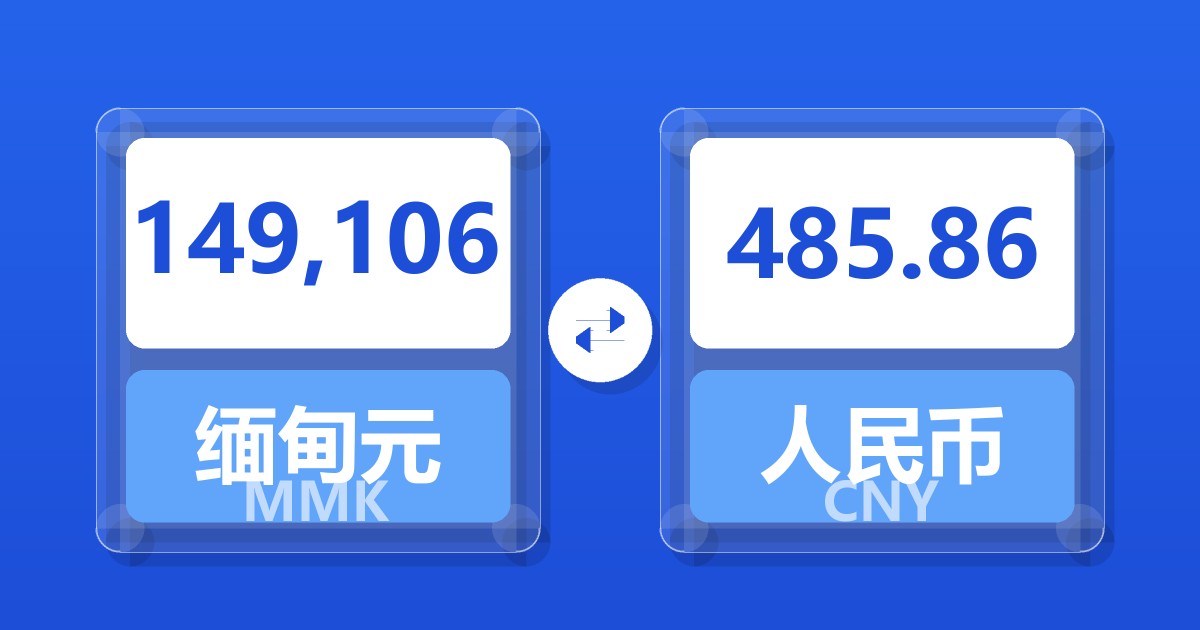 149,106缅甸元兑人民币