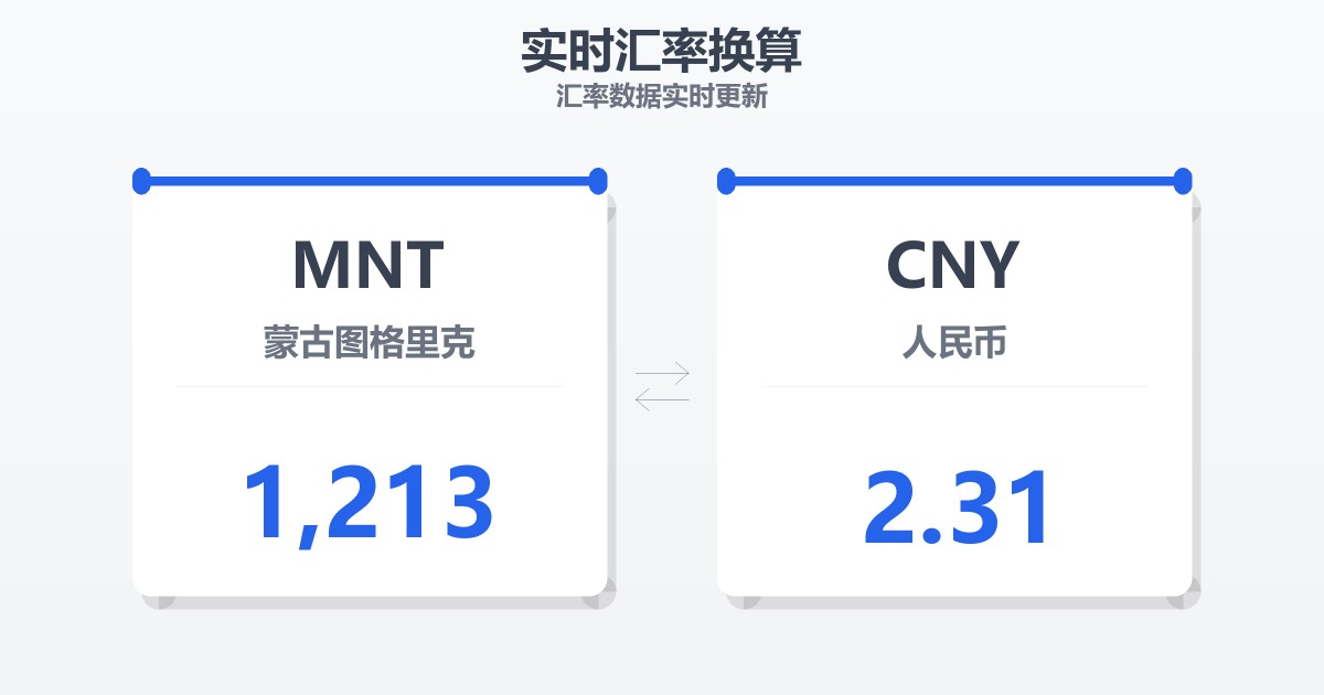 1,213蒙古图格里克兑人民币