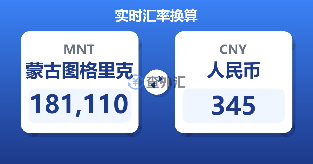 181,110蒙古图格里克兑人民币