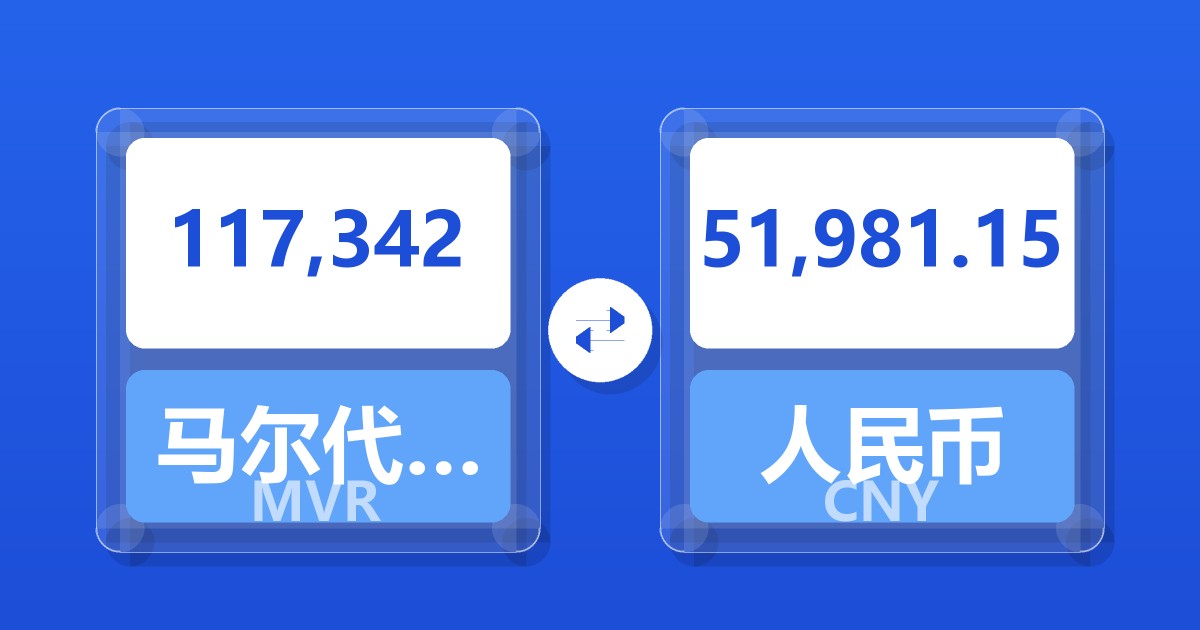117,342马尔代夫拉菲亚兑人民币