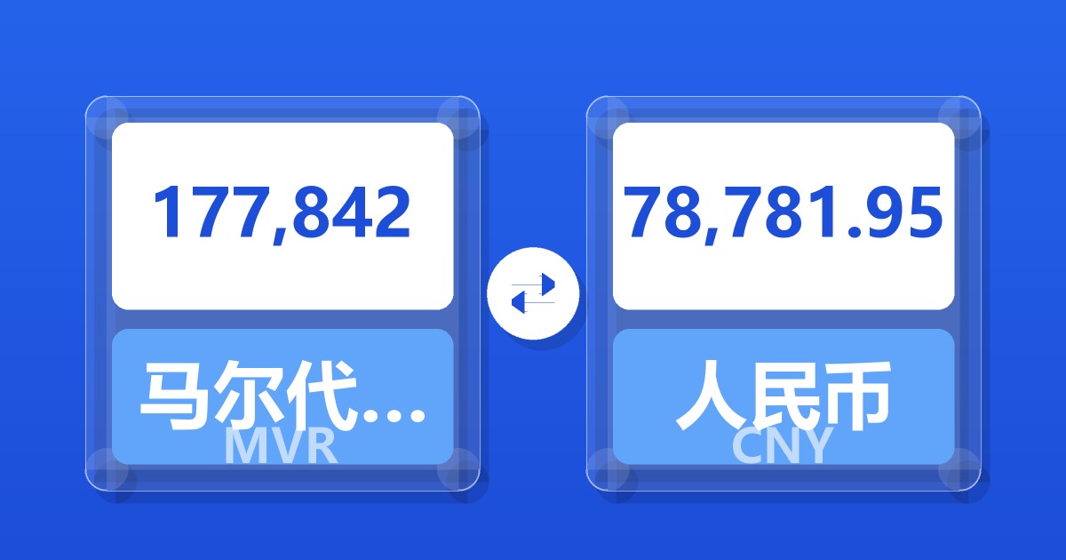 177,842马尔代夫拉菲亚兑人民币