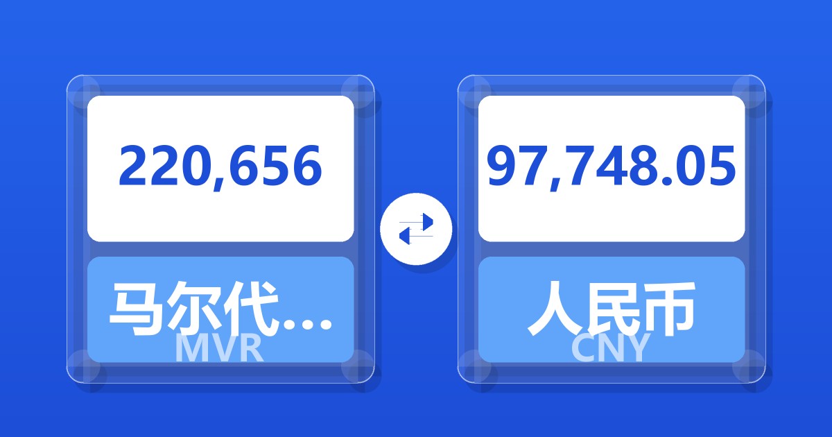 220,656马尔代夫拉菲亚兑人民币