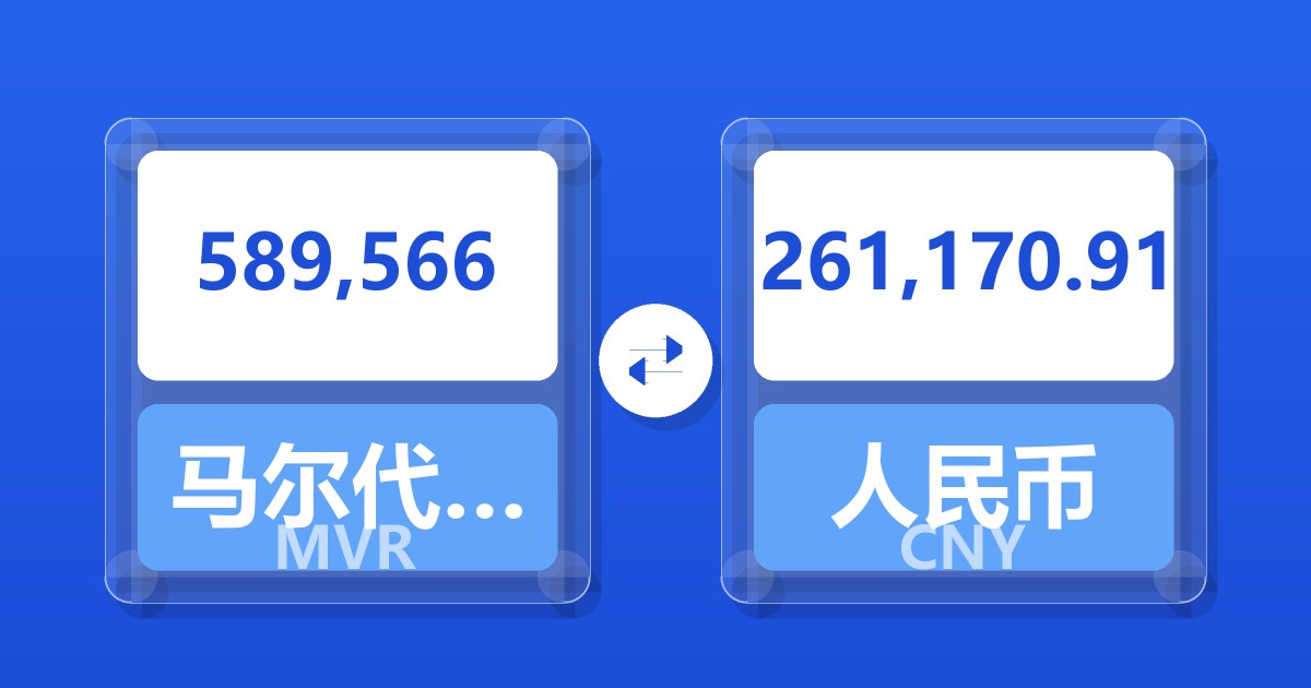 589,566马尔代夫拉菲亚兑人民币