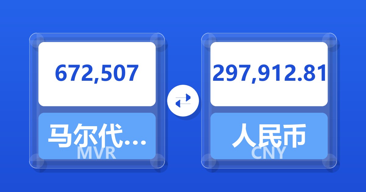 672,507马尔代夫拉菲亚兑人民币
