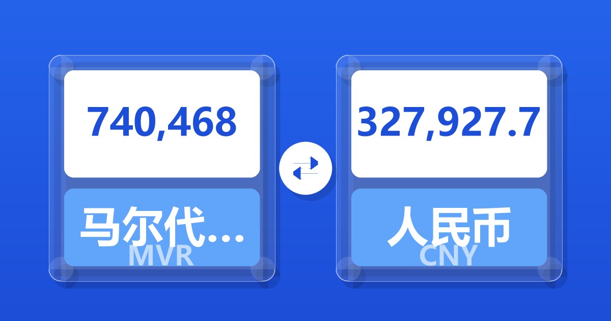 740,468马尔代夫拉菲亚兑人民币