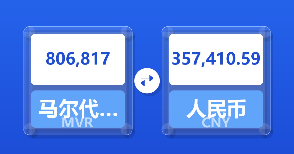 806,817马尔代夫拉菲亚兑人民币