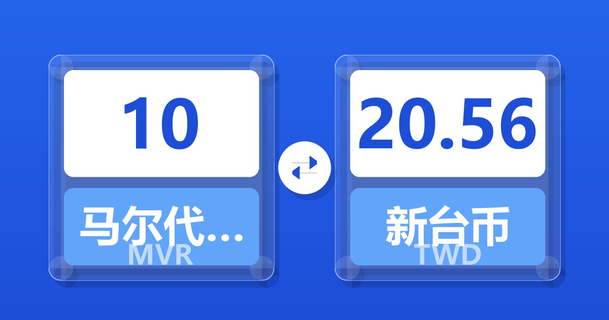 10马尔代夫拉菲亚兑新台币
