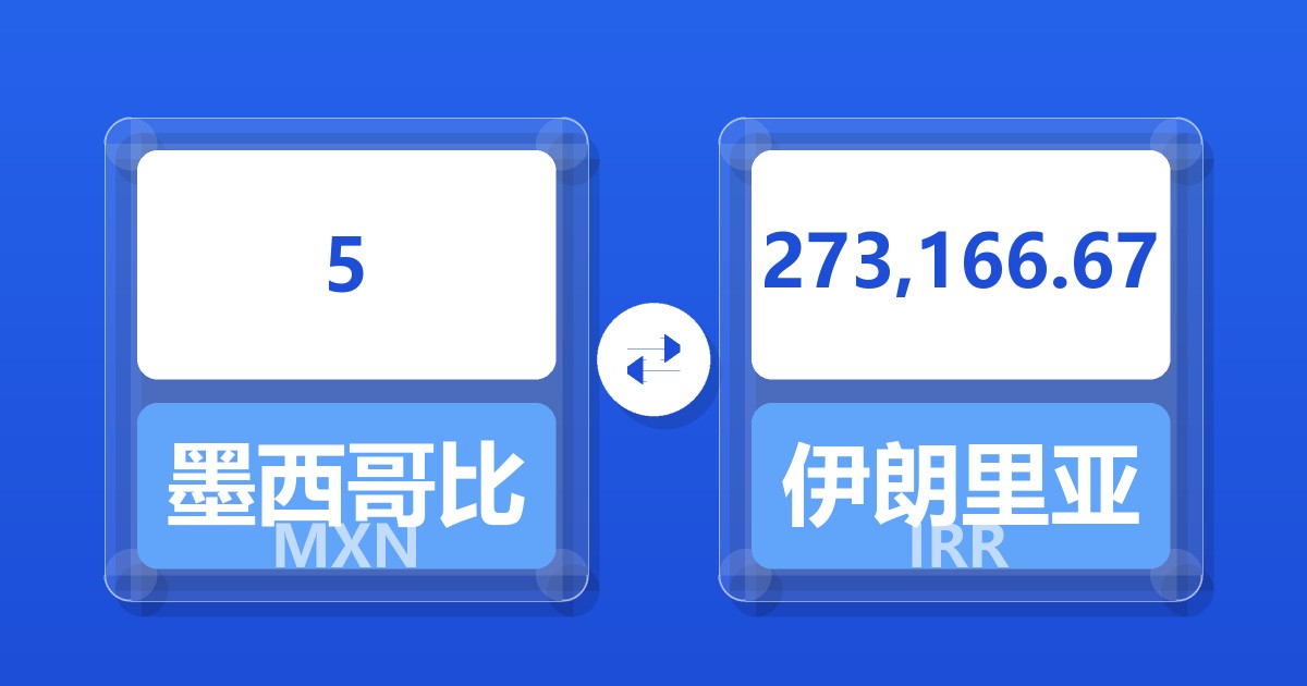 5墨西哥比索兑伊朗里亚尔