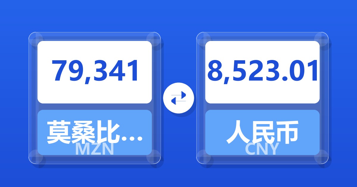 79,341莫桑比克梅蒂卡尔兑人民币