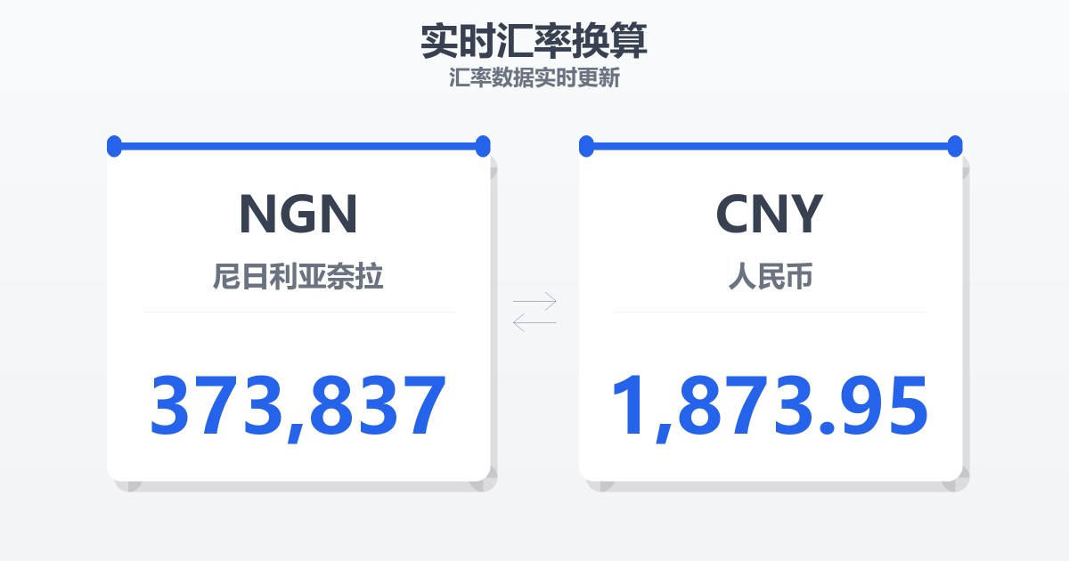 373,837尼日利亚奈拉兑人民币