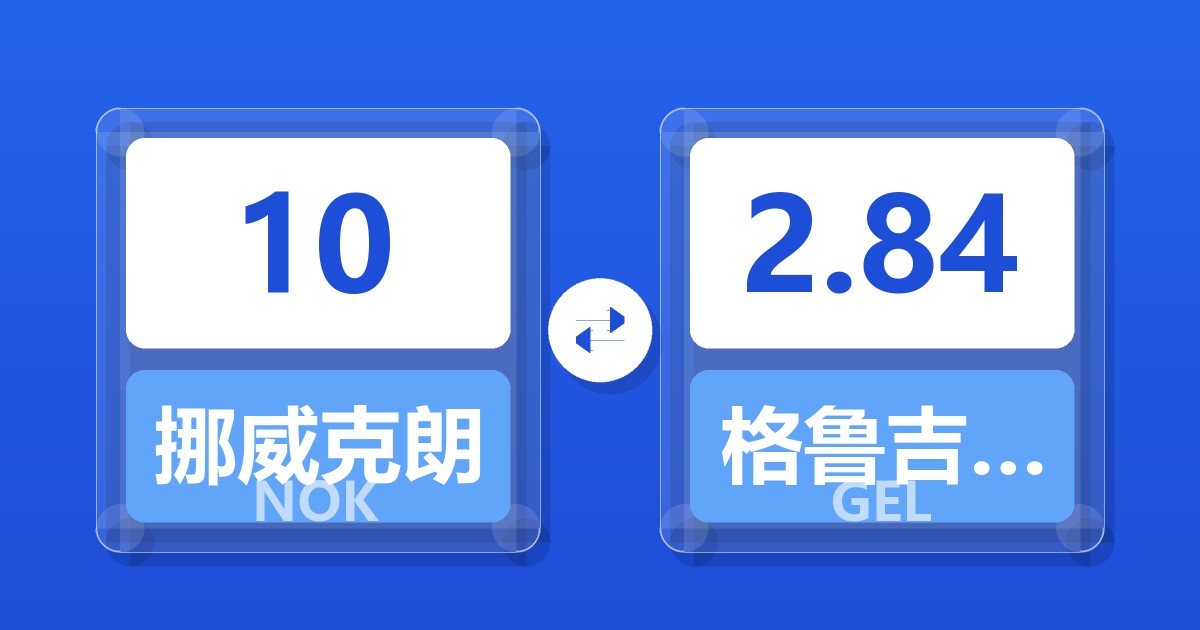 10挪威克朗兑格鲁吉亚拉里